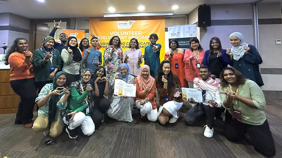 RYTHM Foundation Honours Volunteer Development Programme Participants